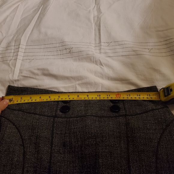 Ann taylor suit! Grey mesh with black and white! - Picture 8 of 11